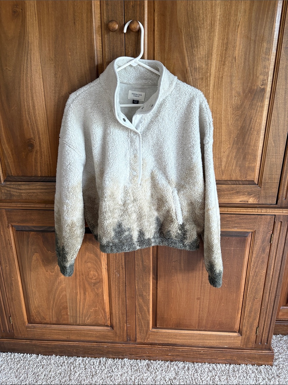 American Eagle Sherpa pullover